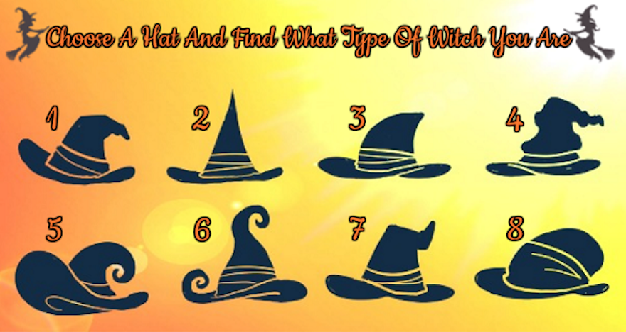 Test hat. Выберите шляпу. Тест для ведьмочек. Тест ты ведьма. Тест на ведьму.