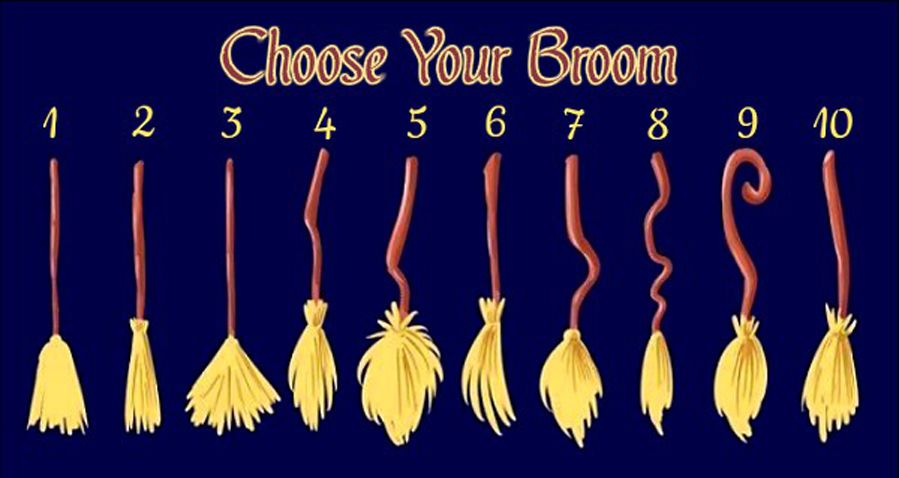Pick Your Broom and Discover What Kind Of Witch You Are!