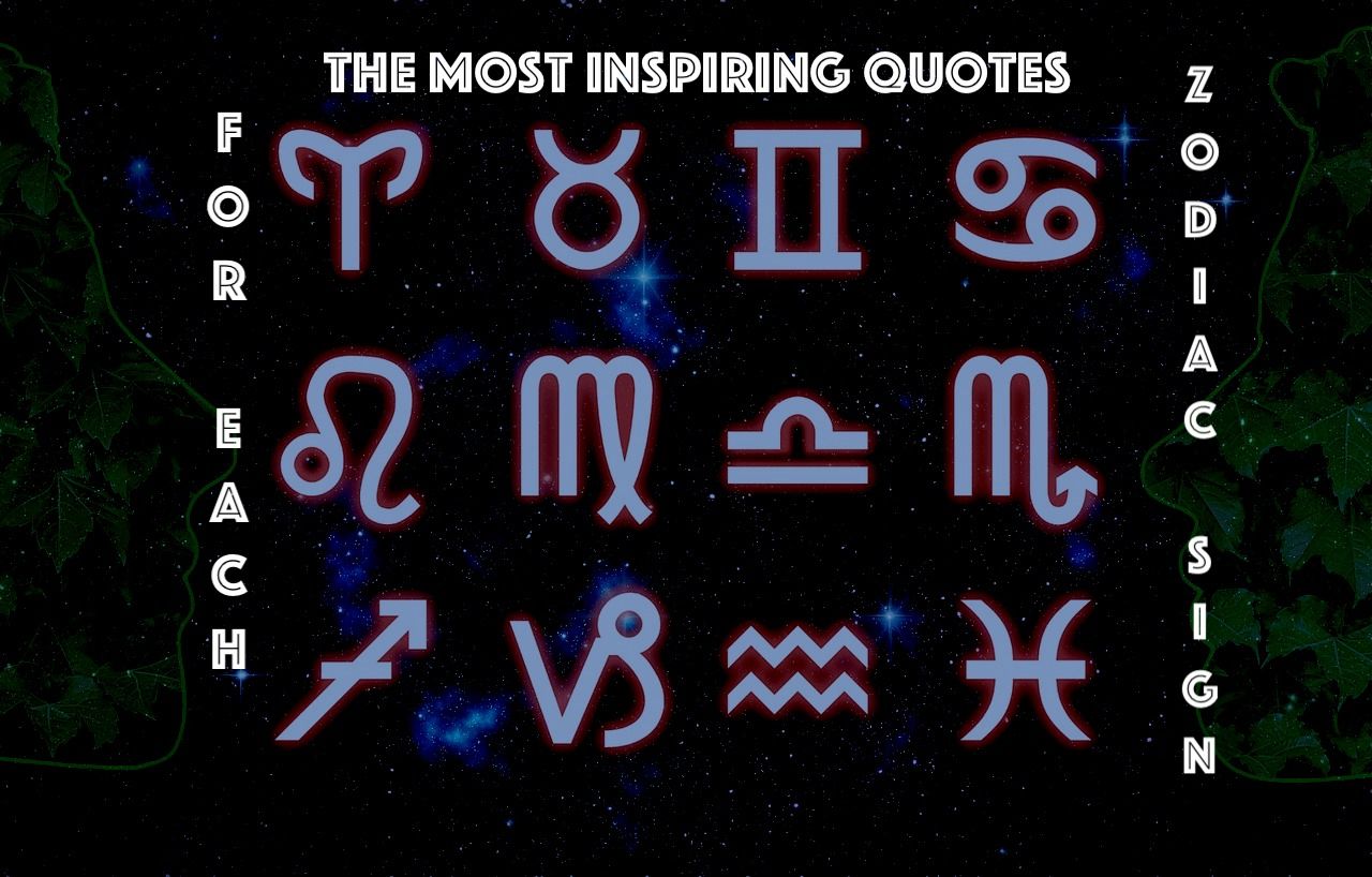 The Most Amazing Inspirational Quote for Each Zodiac Sign