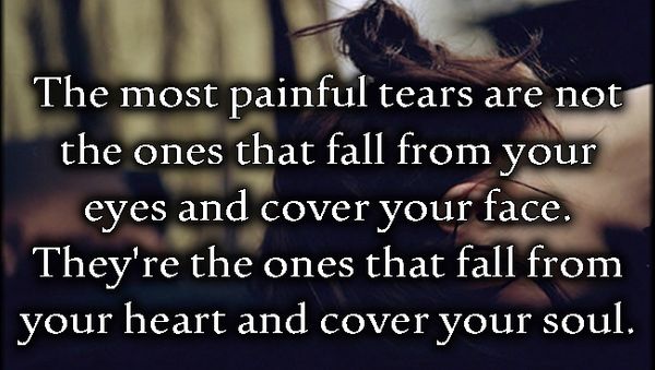 Painful tears