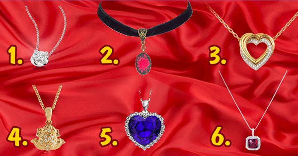 Your Favorite Pendant (Necklace) Reveals What Type Of Woman You Are!