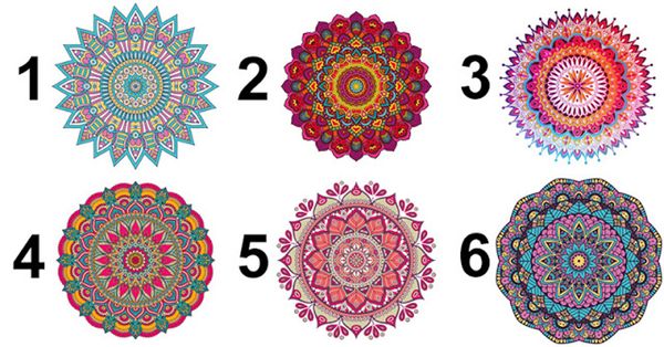 Select A Mandala and Read Its Hidden Message For You!
