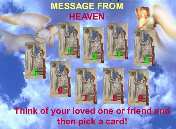 Pick A Message From Your Loved One In Heaven
