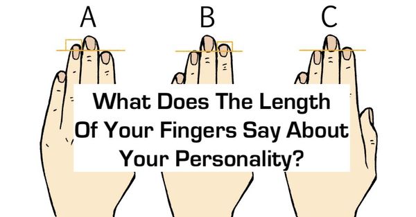 What The Length of Your Fingers Says About Your Personality