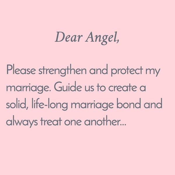 An Angelic Prayer for Marriage